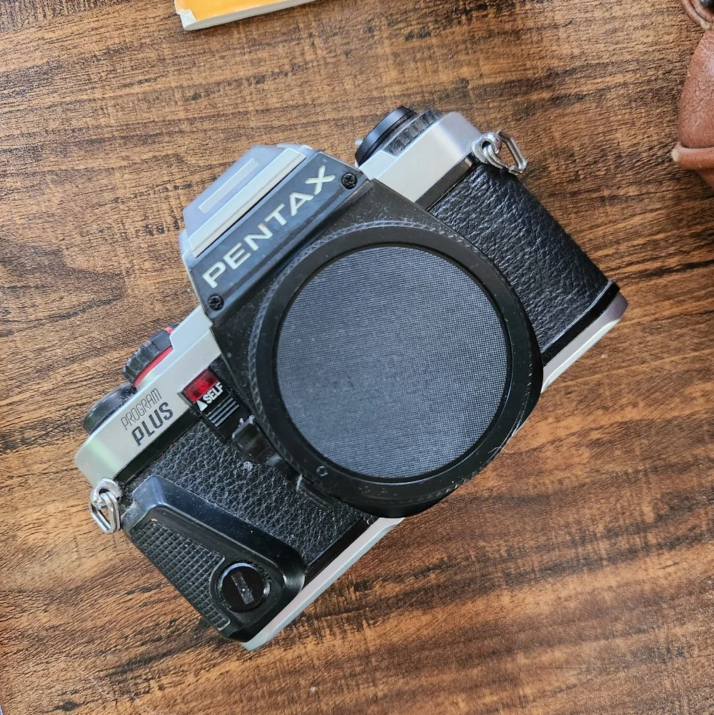 Pentax Film Camera with Lenes, Flash, Bag And Other Accessories